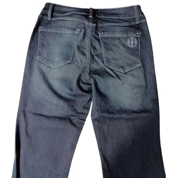 Hot in Hollywood Silky Denim Pull on Vital Stretch Technology Bootcut Petite S - Picture 4 of 8